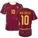 Rui Costa #10 Portugal 2002 Retro Home Jersey