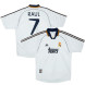 Raul #7 Real Madrid 1998-00 Retro Home Jersey